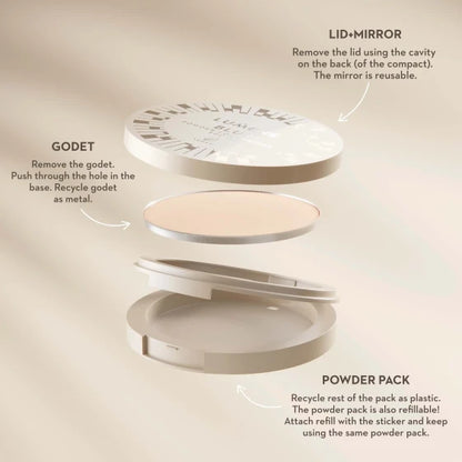 Lumene Blur Longwear Powder Foundation Refill SPF 15 (10 g / 1) — view 2