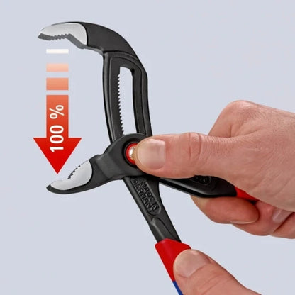 KNIPEX 87 21 250 Tongue-and-Groove Pliers, 25 cm, 5 cm, 4.6 cm, Chromium-Vanadium Steel, Red (Red) — view 15