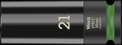 Wera 8790 C Metric Impact Socket, 21-32 mm, Black, 1 head (Black) — view 2