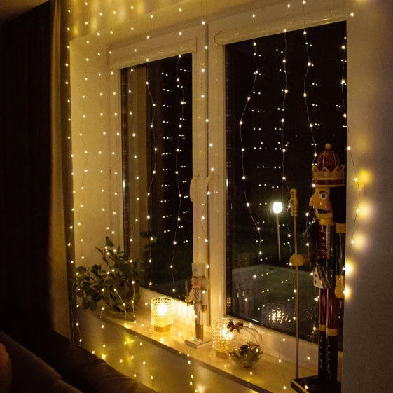 SPRINGOS Garland 2 x 2 m (Golden) — view 5