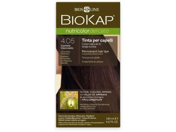 BioKap Nutricolor Delicato Hair Color 4.05 Chestnut Chocolate 140 ml