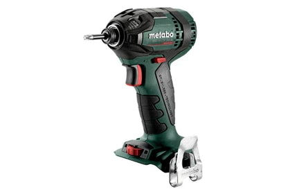 Metabo SSD 18 LTX 200 BL Impact Driver, Pistol Grip, 1/4", Black/Green/Red, Brushless, 2900 RPM (Green)