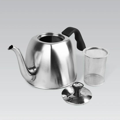 Feel-Maestro Feel Maestro MR-1333-Tea Kettle Black Stainless Steel Plastic 1.1 L (Silver) — view 4