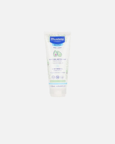Mustela 2-in-1 Baby Body and Hair Cleansing Gel (200 ml) — view 3
