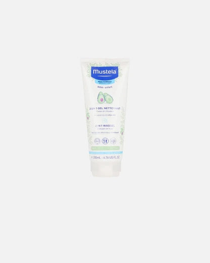 Mustela 2-in-1 Baby Body and Hair Cleansing Gel (200 ml) — view 3