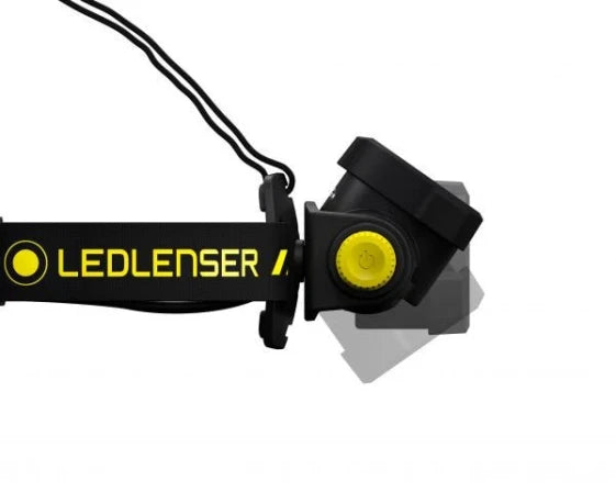 LED Lenser H15R Work Headband Flashlight, Black/Yellow, IP67, 2500 lm (Black) — view 2