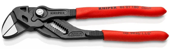 Knipex 86 01 180 Adjustable Pliers Wrench (Red) — view 3