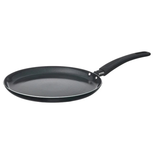 Ikea Crepe Pan, 25 cm, Black Nonstick Coating