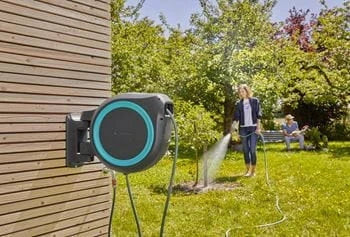 Gardena 18625-20 Wall-mounted Automatic Reel Black/Blue 30 m (Blue) — view 9