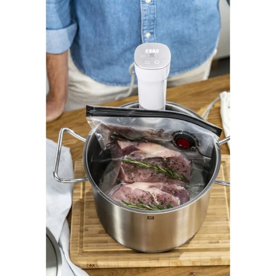 Zwilling Enfinigy Sous Vide Immersion Circulator - White - Plastic/Stainless Steel - Touch - LED - 90 °C (Silver) — view 5