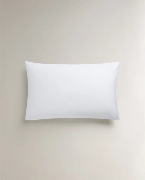 Zarahome Percale Pillowcase (200 Thread Count) (50 x 75 cm / White) — view 11