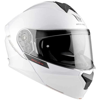 MT Helmets Genesis SV Modular Helmet (L / White) — view 8