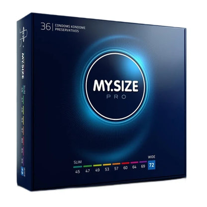 MY.SIZE Pro 72 mm Condoms, 36 units (Transparent) — view 2
