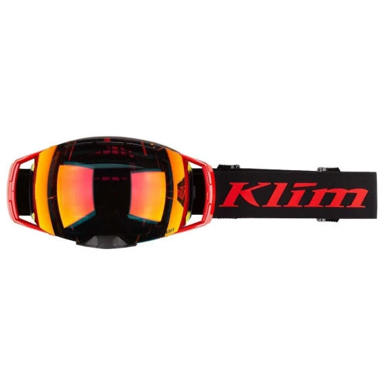 KLIM Aeon Tech Off-Road Goggles (Red Smoke Red Mirror)