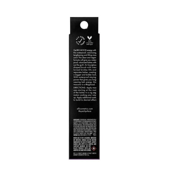 e.l.f. Cosmetics Big Mood Waterproof Mascara (9 ml / Black) — view 4
