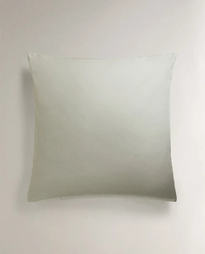 Zarahome Cotton Percale Pillowcase (200 Thread Count) (45 x 155 cm / Green) — view 16