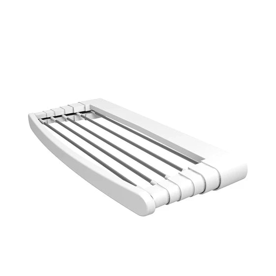 Gimi Telepack 70 Retractable Wall Clothesline 153791 Aluminium White Resin (70 x 30 x 6 cm) (5 m) (White)