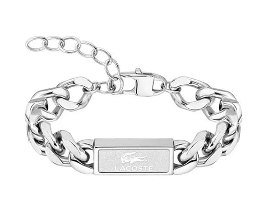 Distinctive Men's Steel Bracelet Backhand 2040439 (Silver)