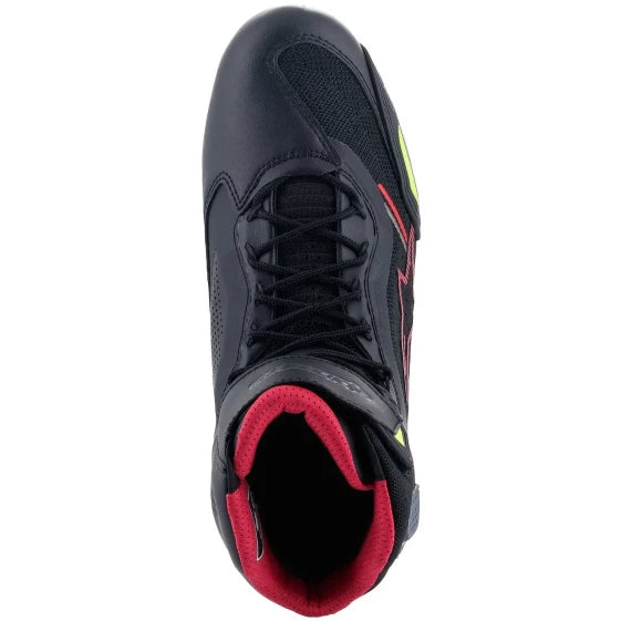 Alpinestars FASTER-3 RIDEKNIT Motorcycle Boots Fluo Yellow/Red/Black (9) — view 6