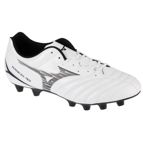 Mizuno Monarcida Neo III Select MD Football Boots (EU 46 / White / Black) — view 2