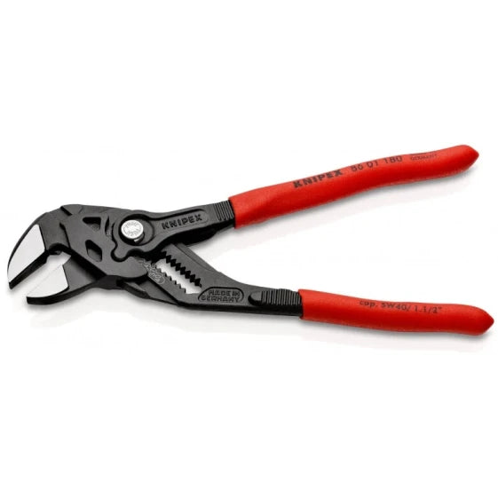 Knipex 86 01 180 Adjustable Pliers Wrench (Red) — view 2