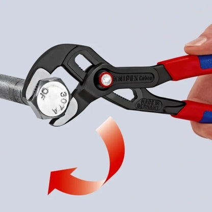 KNIPEX 87 21 250 Tongue-and-Groove Pliers, 25 cm, 5 cm, 4.6 cm, Chromium-Vanadium Steel, Red (Red) — view 13