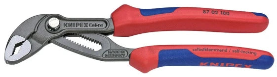 Knipex Cobra 87 02 180 Plumbing Pliers (Blue)