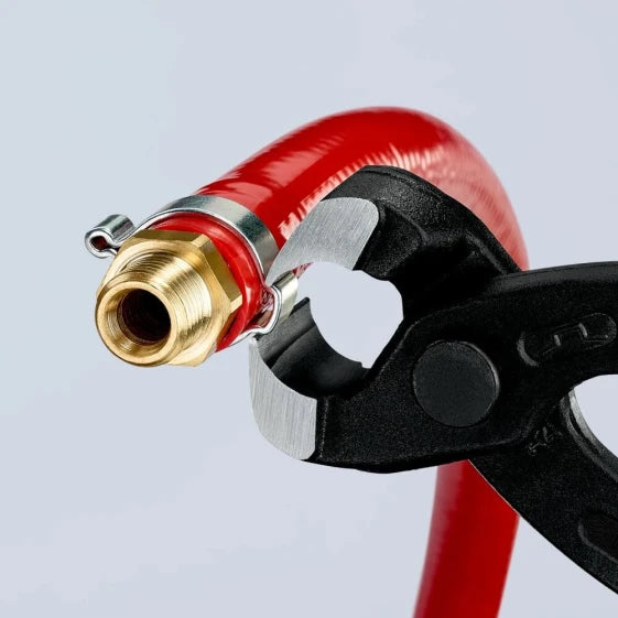 KNIPEX 10 98 I220 Ear Clamp Pliers 220 mm (Red) — view 5