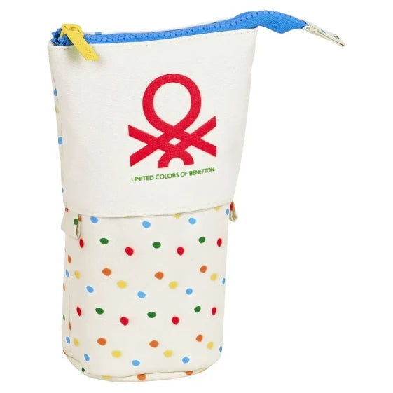 Benetton Topitos White School Pencil Case with 32 Pieces (8 x 19 x 6 cm) (Multicolor) — view 2