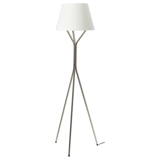 Ikea Nickel-Plated Floor Lamp