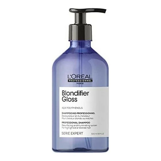 L'Oreal Professionnel Serie Expert Blondifier Gloss Reconstructing Shampoo for Bleached Hair 500 ml (300 ml NEW, 500 — view 2