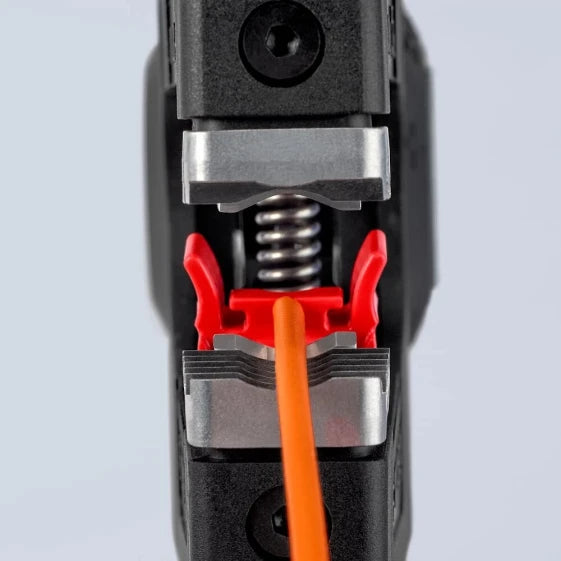 KNIPEX PreciStrip 16 Insulation Stripper (Red) — view 5
