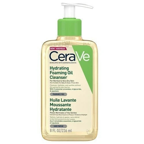 CeraVe Hydrating Foaming Oil Cleanser (236 ml)