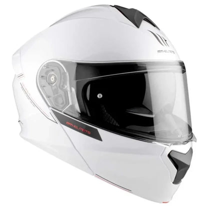 MT Helmets Genesis SV Modular Helmet (L / White) — view 2