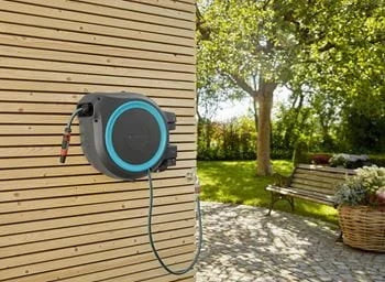 Gardena 18625-20 Wall-mounted Automatic Reel Black/Blue 30 m (Blue) — view 2