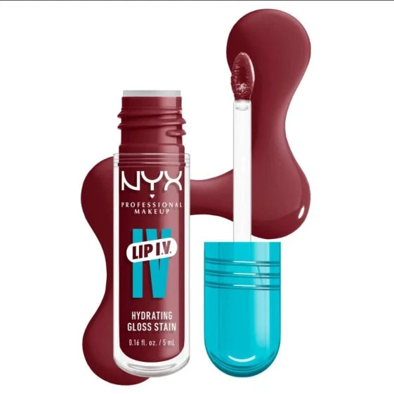 NYX Professional Makeup Lip I.V. Hydrating Gloss Stain (5 ml / Vinous) — view 10