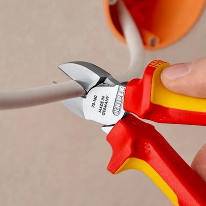 KNIPEX 70 06 160 T VDE Diagonal Cutter (Yellow) — view 8