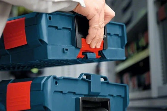 Bosch LS-BOXX 306 Toolbox, ABS, Blue/Red, 442 x 357 x 273 mm (442 x 273 x 357 mm / Blue) — view 2