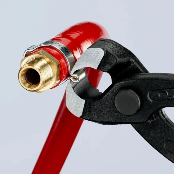 KNIPEX 10 98 I220 Ear Clamp Pliers 220 mm (Red) — view 6