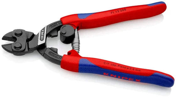 KNIPEX CoBolt Bolt Cutter Pliers - Chromium-Vanadium Steel - Plastic - Blue/Red - 20 cm - 375 g (Blue) — view 2