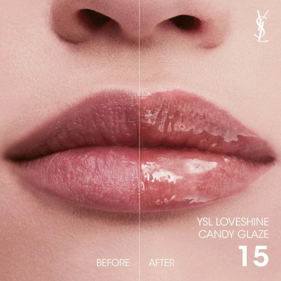 Yves Saint Laurent Candy Glaze Lip Gloss Stick (3.2 g / 15 SHOWCASING NUDE) — view 6