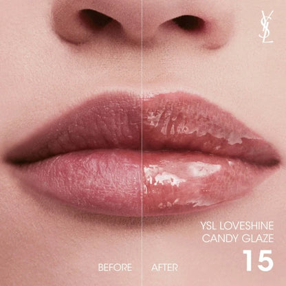 Yves Saint Laurent Candy Glaze Lip Gloss Stick (3.2 g / 15 SHOWCASING NUDE) — view 6