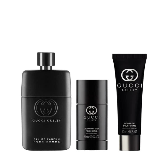 Gucci Guilty Pour Homme Eau de Parfum 90 ml + Shower Gel 50 ml + Solid Deodorant 75 ml (90 ml)
