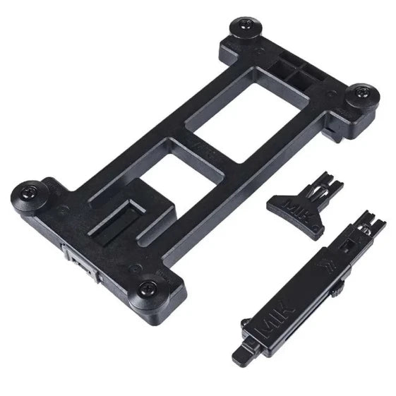 Basil MIK plate for luggage rack (Black)