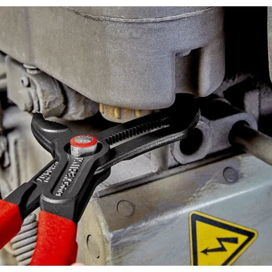 KNIPEX 87 21 250 Tongue-and-Groove Pliers, 25 cm, 5 cm, 4.6 cm, Chromium-Vanadium Steel, Red (Red) — view 12