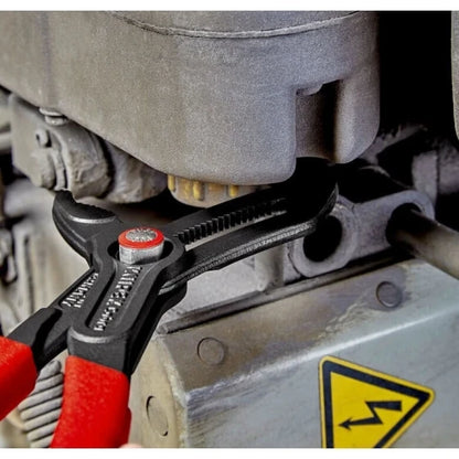 KNIPEX 87 21 250 Tongue-and-Groove Pliers, 25 cm, 5 cm, 4.6 cm, Chromium-Vanadium Steel, Red (Red) — view 12