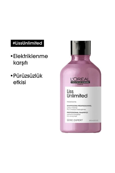 L'Oreal Professionnel Paris Liss Unlimited Shampoo 300 ml (300 ml) — view 7