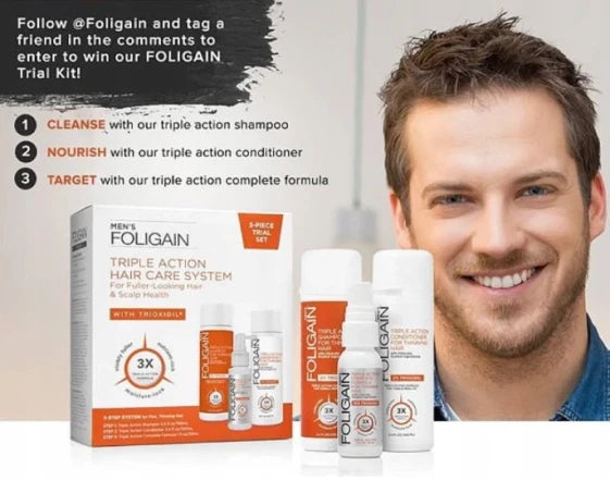 Foligain Triple Action Anti-Hair Loss Conditioner for Men 236 ml — view 3