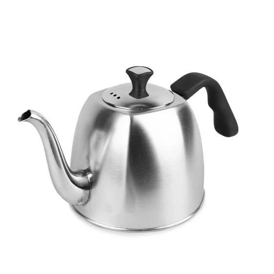 Feel-Maestro Feel Maestro MR-1333-Tea Kettle Black Stainless Steel Plastic 1.1 L (Silver)