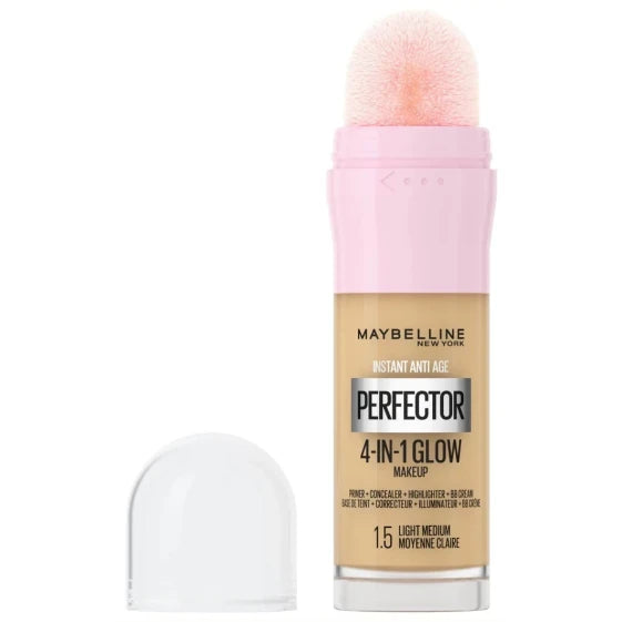 Maybelline Instant Perfector Glow 4-in-1 Foundation (20 ml / 1.5 - LIGHT MEDIUM) — view 2